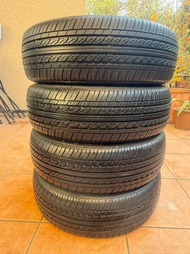 ナンカン RX-615 155/65/14 レトロなホワイトリボンタイヤ 4本　軽自動車等に