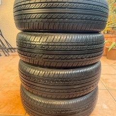 ナンカン RX-615 155/65/14 レトロなホワイトリボンタイヤ 4本　軽自動車等にの画像