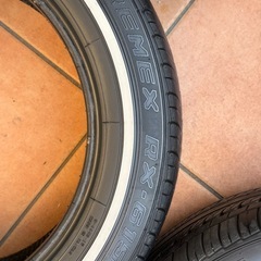 ナンカン RX-615 155/65/14 レトロなホワイトリボンタイヤ 4本　軽自動車等にの画像