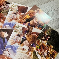 TEDDY BEAR  テディベア　カードレターセットの画像