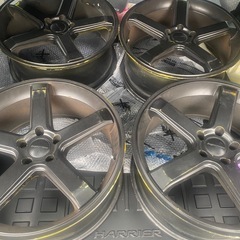 セットユーロスポーツSS-01 16インチ 5.00J 4穴 45 マットブラック 4本セット　の画像