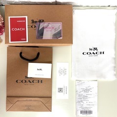COACH コーチ 長財布 シグネチャー ホワイト ブラック 未使用の画像