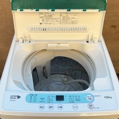 配達設置無料 ヤマダ 洗濯機 4.5kg ハーブリラックス 風乾燥機能付の画像