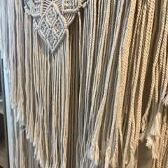 大判マクラメタペストリー／海外デザイナ--一点物の画像