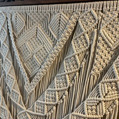 大判マクラメタペストリー／海外デザイナ--一点物の画像