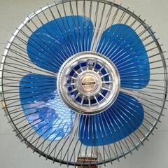 昭和レトロな電気スタンドファン｜動作良好・インテリアにも◎の画像
