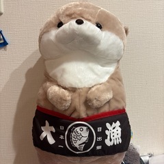 カワウソ　ぬいぐるみ　魚屋さんの画像