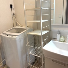1/11まで❗️使用半年✨美品ランドリーラックの画像