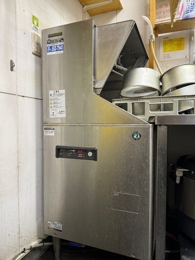 業務用食器洗浄機　導入テーブル付き