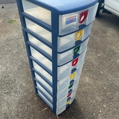 100円　8段収納ケース　愛知県豊川市まで取りに来て下さい！の画像