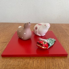 お正月用の置き物の画像