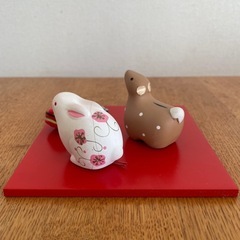 お正月用の置き物の画像