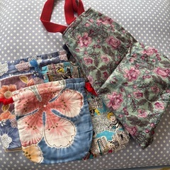 手作りバッグ＆巾着袋の画像