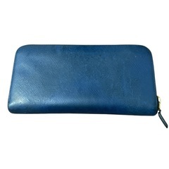 PRADA プラダ 長財布 紺色の画像