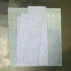 【12/17まで】ニトリ　青カーペット 50 x 50cmの画像