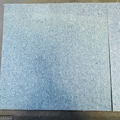 【12/17まで】ニトリ　青カーペット 50 x 50cmの画像