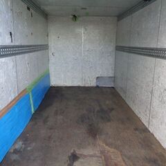 トラックコンテナ 箱 3250x1890x2180 ジャンク品 アルミバン 冷凍冷蔵 保冷 倉庫 物置 ガレージ コンテナハウス 愛媛よりの画像