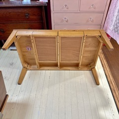 お譲りします❤️木製❤️ベルメゾン❤️引出し付きローテーブル❤️JR伊丹駅前の画像