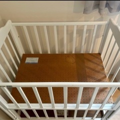 KATOJI(カトージ) ベビーベッドミニ　ホワイトの画像