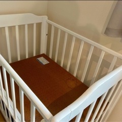 KATOJI(カトージ) ベビーベッドミニ　ホワイトの画像