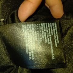 ダウンコートフード付き　Lサイズ　H＆M　美品　色は黒の画像