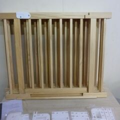 G7　未使用/新品　ベビーサークル 幅167cm つまづきにくい ハイタイプ 【片手で簡単ロック】バリアフリー 天然木 柵 ナチュラルの画像