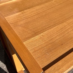 JF0766　ベンチ　飾台　木製　ヒカリの画像