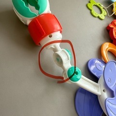 （訳あり）後付けおもちゃ　ガラガラ　くるくる　パタパタの画像