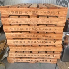お待たせしました、木製パレットの画像