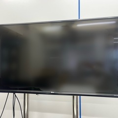 【終了】LG モニター　43インチ　2016年製造　モニター台付の画像