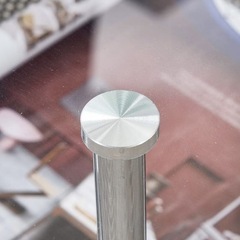 強化ガラス ローテーブル（楕円）の画像