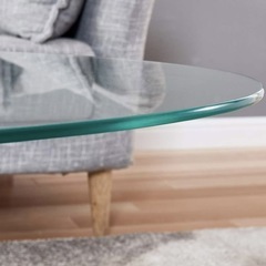 強化ガラス ローテーブル（楕円）の画像