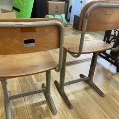 2脚学校イス　の画像