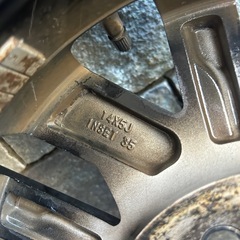 【室内保管】アルミホール2本165/65R14 (タイヤ使用不可)の画像