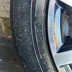 【室内保管】アルミホール2本165/65R14 (タイヤ使用不可)の画像