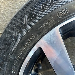 【室内保管】アルミホール2本165/65R14 (タイヤ使用不可)の画像