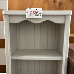 【リサイクルショップどりーむ荒田店】No.5070  棚 スリムタイプ カラー白 シンプルですの画像