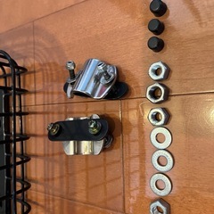 電動自転車　子供のせを外した後につけられる前用カゴの画像