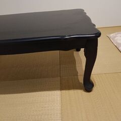 テーブル　折りたたみ式　猫脚の画像