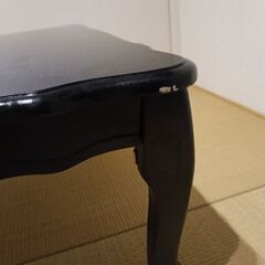 テーブル　折りたたみ式　猫脚の画像