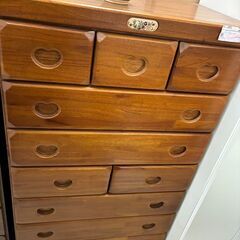 【リサイクルショップどりーむ荒田店】No.4111 収納タンス　ウッド調　の画像