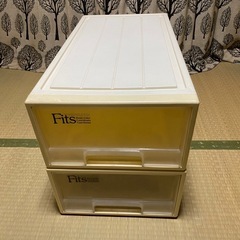Fits衣装ケース2個の画像