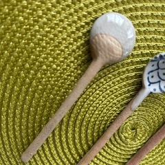 ティースプーン　陶器の画像