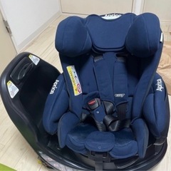 値下げ❌ チャイルドシート アップリカ ディアターン プラスAB ネイビー  ISOFIX 0ヶ月〜4歳頃までのシートの画像