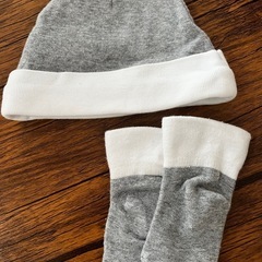 NIKE♥︎ベビー帽子と靴下セットの画像