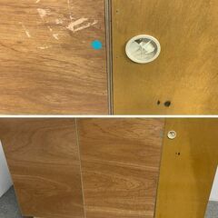 パモウナ キッチンボード 幅160 上下段ソフトクローズ ダイヤモンドハイグロスホワイト レンジ台 食器棚 中古家具 店頭引取歓迎 R10265の画像