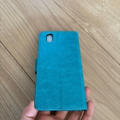 ターコイズ　手帳型Androidスマホケースの画像