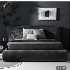 早めに取りに来てくれる方⭐︎アルモニア　キングサイズベッドフレームの画像