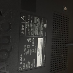 SHARP AQUOS  40型　テレビの画像