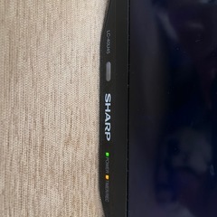 SHARP AQUOS  40型　テレビの画像